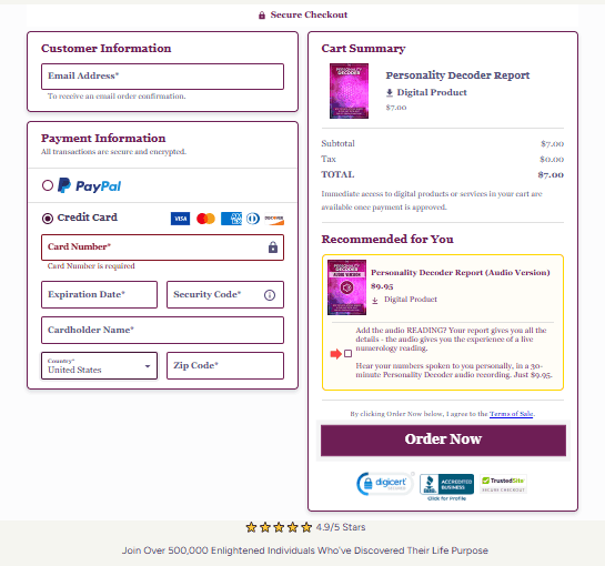 Numerologist-order-page
